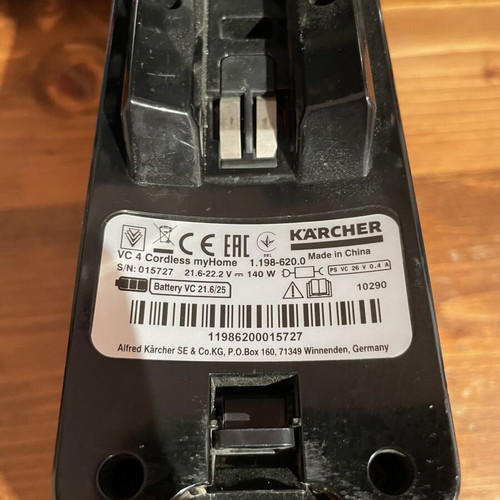 Karcher VC4 stick vacuum used for spare parts