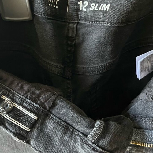 Black GAP Kids 12slim jeans like new