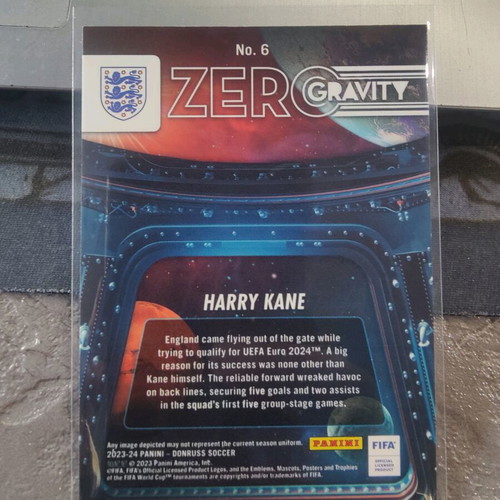 2023-24 Panini Donruss Soccer Zero Gravity Inserts Red like new