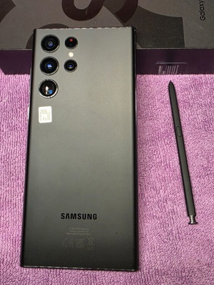 Samsung Galaxy S22 Ultra κινητό τηλέφωνο με 256GB αποθηκευτικό χώρο σε μαύρο