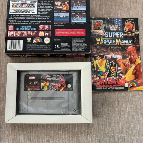 WF Super Wrestlemania Nintendo SNES used, complete