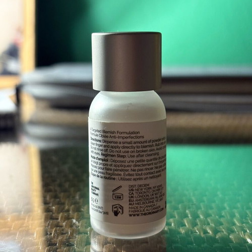 The Ordinary Sulfur 10% Powder to Cream treatment like new