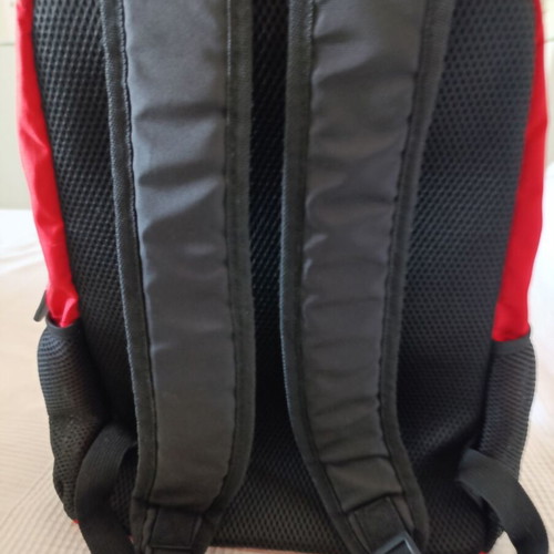 Ferrari backpack, black and red