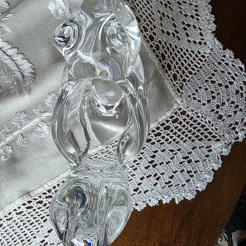 Kosta Boda crystal squirrel figure like new