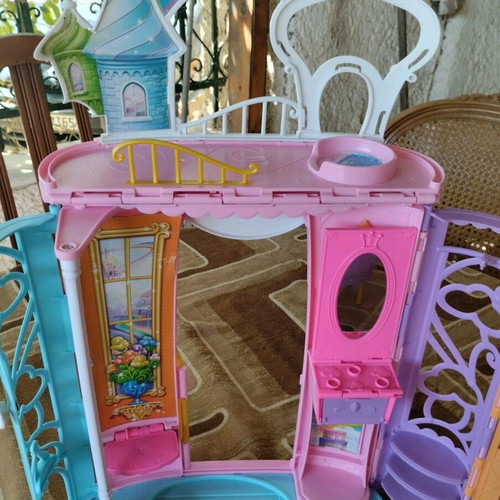 Barbie Princess Dreamtopia castle used with missing parts