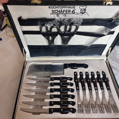 Kochtopfhaus Schäfer profiline 24 piece knife set new