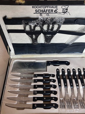 Kochtopfhaus Schäfer profiline 24 piece knife set new