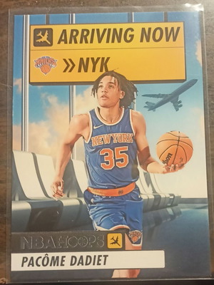 Panini NBA Hoops 24-25 Καινούργιο Pacome Dadiet No 15 New York Knicks