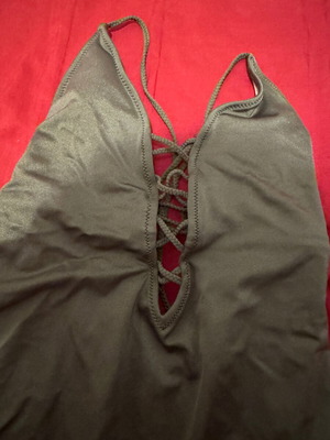 Rock Club one-piece swimsuit size M, khaki green
