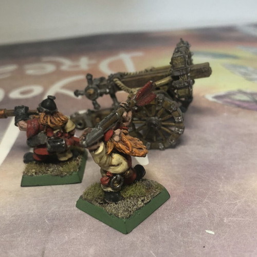 Warhammer Fantasy Battles Dwarf Bolt Thrower with Crew metal