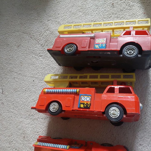 KIBI Greek fire trucks pack, old Greek toys Dec 80
