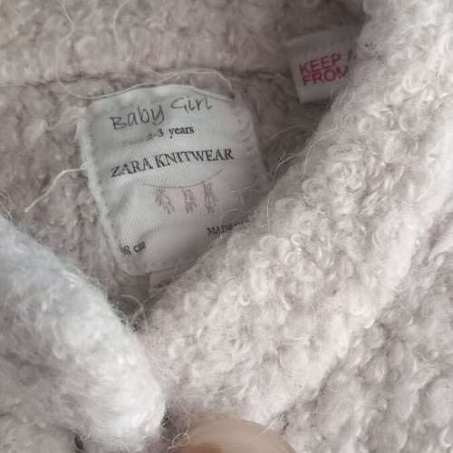 Zara cardigan like new for girl 2-3 years old