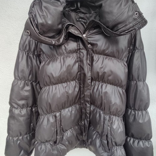 Sisley Benetton black down jacket used