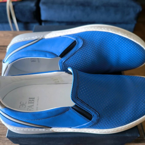 Fabi blue slip-on shoes like new, limited edition Italy, size 45