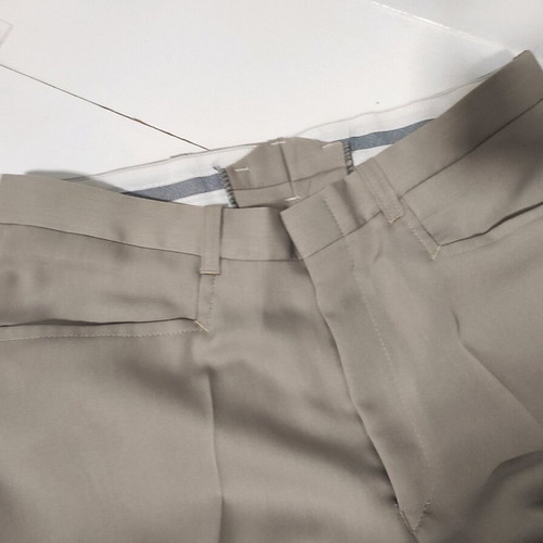Men's summer suit like new, beige, jacket size 48, pants size 42