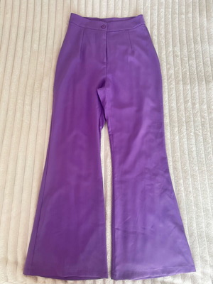 Lilac Marmalady Flared Pants New, High Waist, Size L