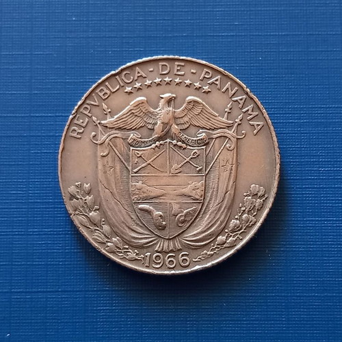 Panama 1/4 Balboa 1966 like new