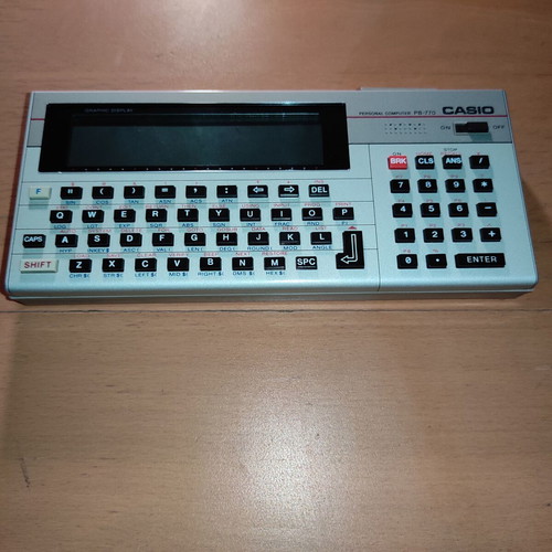 Casio PB-770 personal computer vintage φορητός υπολογιστής 1983 μεταχειρισμένος