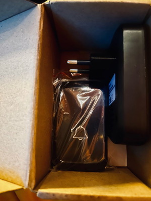 Wireless doorbell new with plug transmitter and led notification