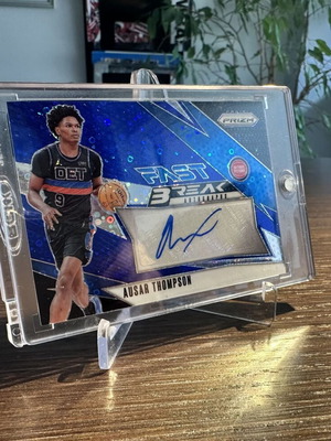 Autograph 2024-25 Prizm Basketball Ausar Thompson Fast Break Auto new