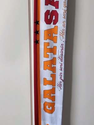Galatasaray scarf new with double glossy print