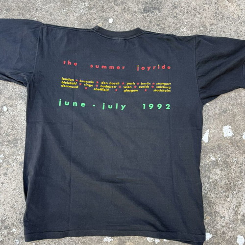 Roxette Vintage 90’s Single Stitch Band Tee Used, Black, Size L