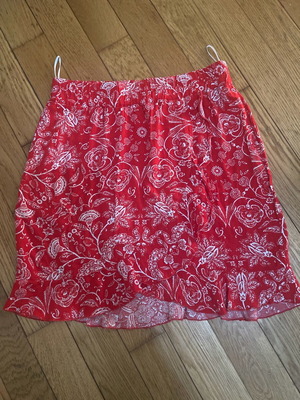 Mini skirt Naiba used with elasticated waist and wrap design