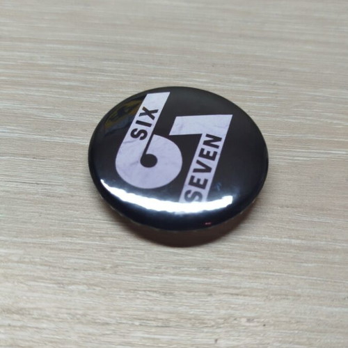 Pin 67 new, black, PVC material