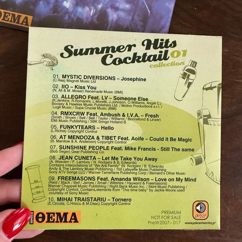 Collectible 10 CD music collection like new - Summer & Dance Collections
