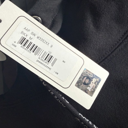 Aape By A Bathing Ape Hoodie new men's black, size M
