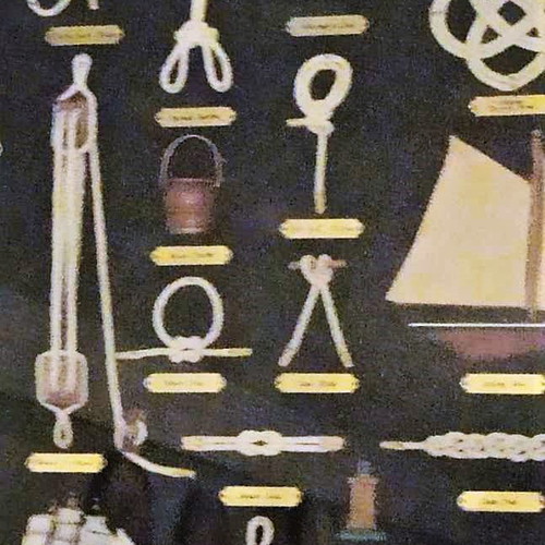 Framed nautical knots and sailboats new with glass