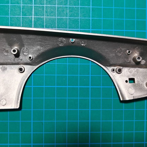 DeAgostini right-side front panel used for 1:8 DeLorean model