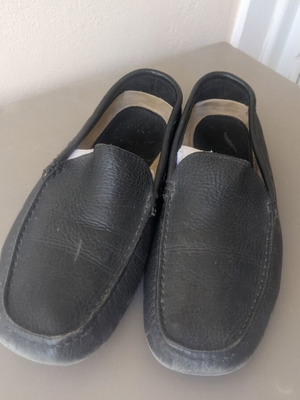 Chicago men's leather summer shoes used, size 41, black