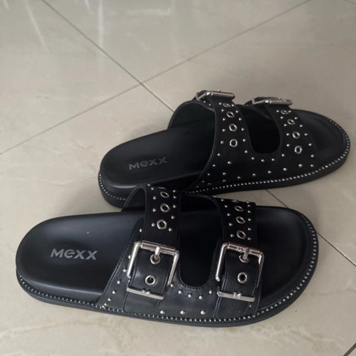 Mexx women's slippers like new, size 39, black