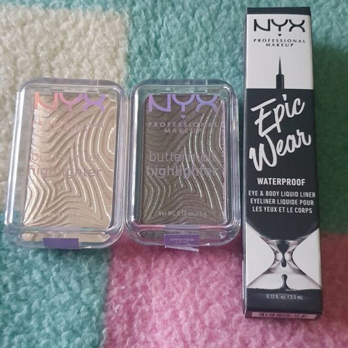 Nyx eyeliner and highlighters set like new