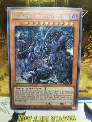 Exodia The Legendary Defender Yu-Gi-Oh! Card like new