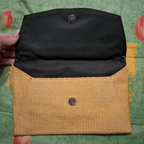 Vintage Parfois Envelope Bag like new, yellow/orange