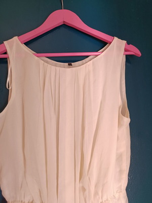 Benetton blouse, white, size S