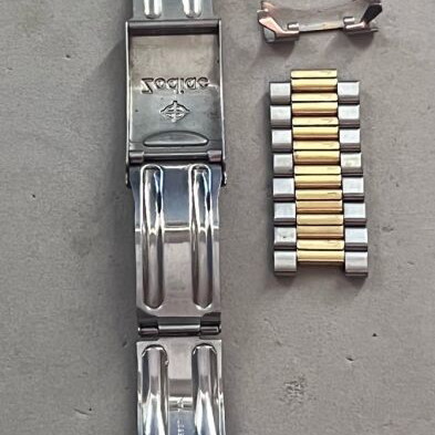Zodiac 20mm two tone spare bracelet used