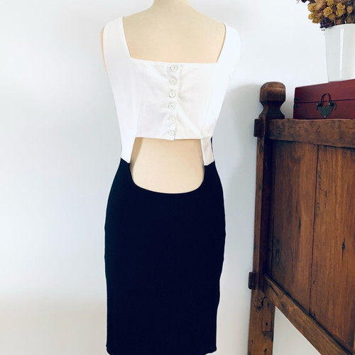 Ioanna Kourbela dress new, black and white, size M
