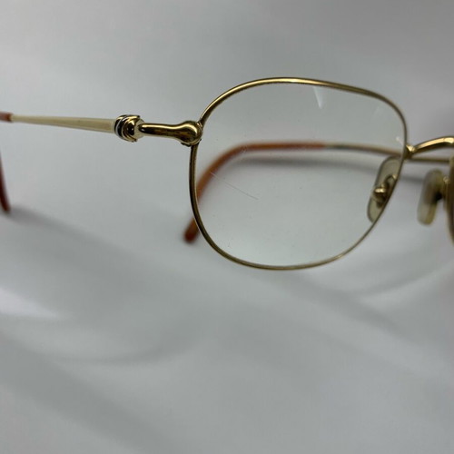 Cartier 18K eyeglasses used, gold color