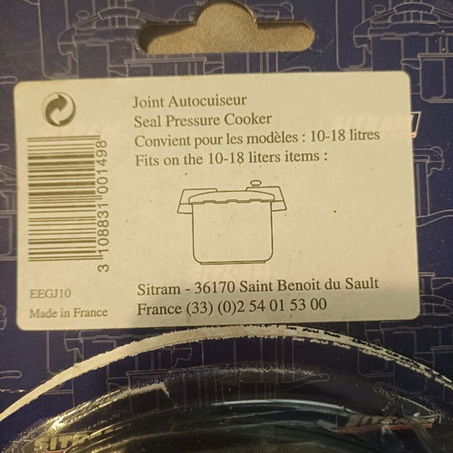 Pressure cooker replacement gasket new, set of 4 pieces