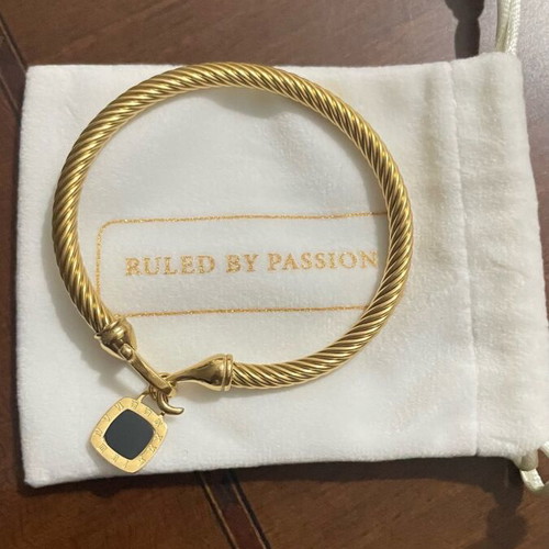 Gold plated 18K bracelet premium quality, new, 18 cm length