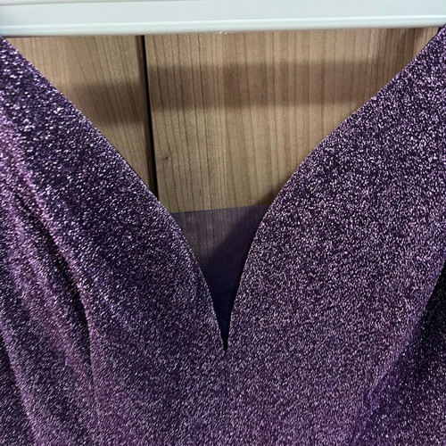 Mini dress purple glitter Shein new, size S