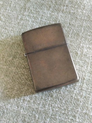 Zippo αναπτήρας συλλεκτικός μεταχειρισμένος, μπρούτζινο χρώμα