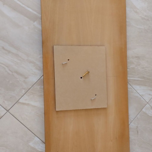Wooden backgammon board new with dimensions 0.86x0.42 and additional rotating board