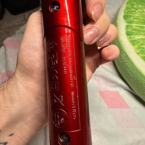 AEG Beauty Gear CH 4125 Hair Straightener New, Red