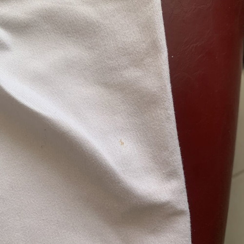 Stradivarius white elastic pants size S like new