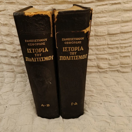 History of Civilization Oxford University 2-Volume Set used, Greek edition
