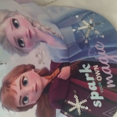 Summer hat Elsa Frozen size 54 like new, colorful with strass